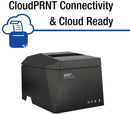 Star Micronics TSP143IVUW Thermal Receipt Printer WLAN,USB-C and Ethernet(LAN), CloudPRNT, Cutter, and Internal Power Supply