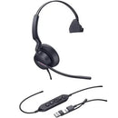 Yealink UH46 Mono USB Wired Headset with 3-Mic Noise Cancellation