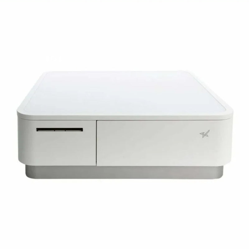 Star MicronicsStar Micronics mPOP Integrated USB-C Lightning Receipt Printer & Cash Drawer with Tablet Stand - White