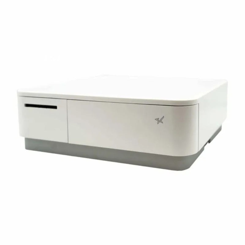 Star MicronicsStar Micronics mPOP Integrated USB-C Lightning Receipt Printer & Cash Drawer with Tablet Stand - White