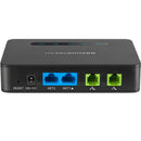 Grandstream HT812 v2 2-port analog telephone adapter ATA with dual Gigabit ports - ports view