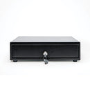 Star Micronics CD4 Choice Series black POS cash drawer 14x16 inch printer driven