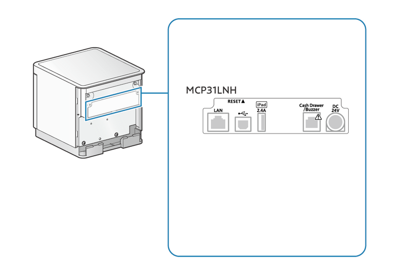 Star Micronics mC-Print3 USB, Lightning and LAN Compact Thermal Printer