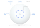 Ubiquiti U7 Lite ceiling mounted dual band UniFi access point