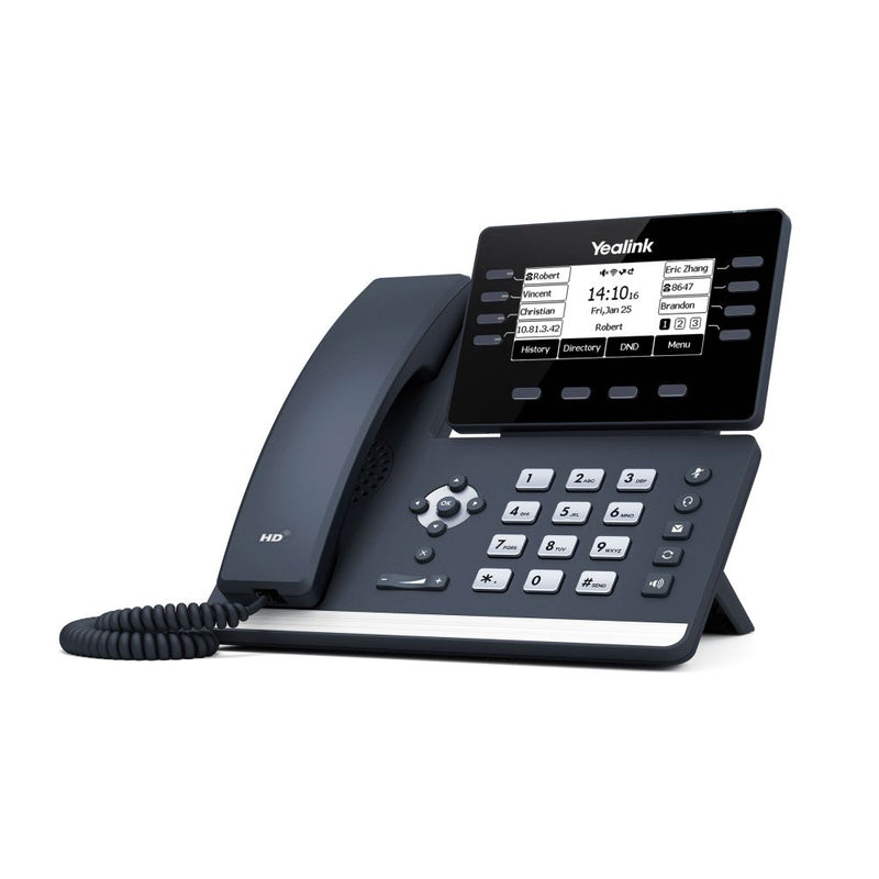 Yealink SIP-T53 IP Desk Phone, Speakerphone, VoIP - Classic Gray