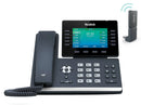 Yealink SIP-T54W IP Phone front view showing handset, keypad, and 4.3-inch color display for professional office use