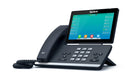 Yealink SIP-T57W VoIP desk phone featuring 7-inch adjustable color touchscreen for executives