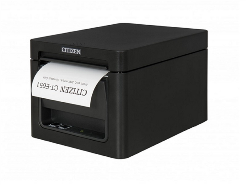 Citizen CT-E651 Direct Thermal POS printer, Black