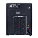 CyberPower UPS rear panel with NEMA 5-15R outlets