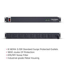 CyberPower 8 outlet rackmount surge protector enhanced bullets