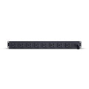 CyberPower 8 outlet rackmount surge protector horizontal back photo