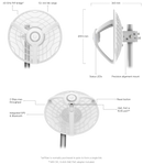 Ubiquiti airFiber 60 LR 60GHz Long Range Wireless Bridge