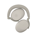 jabra evolve3 85 wireless headset folded usb c warm grey MS