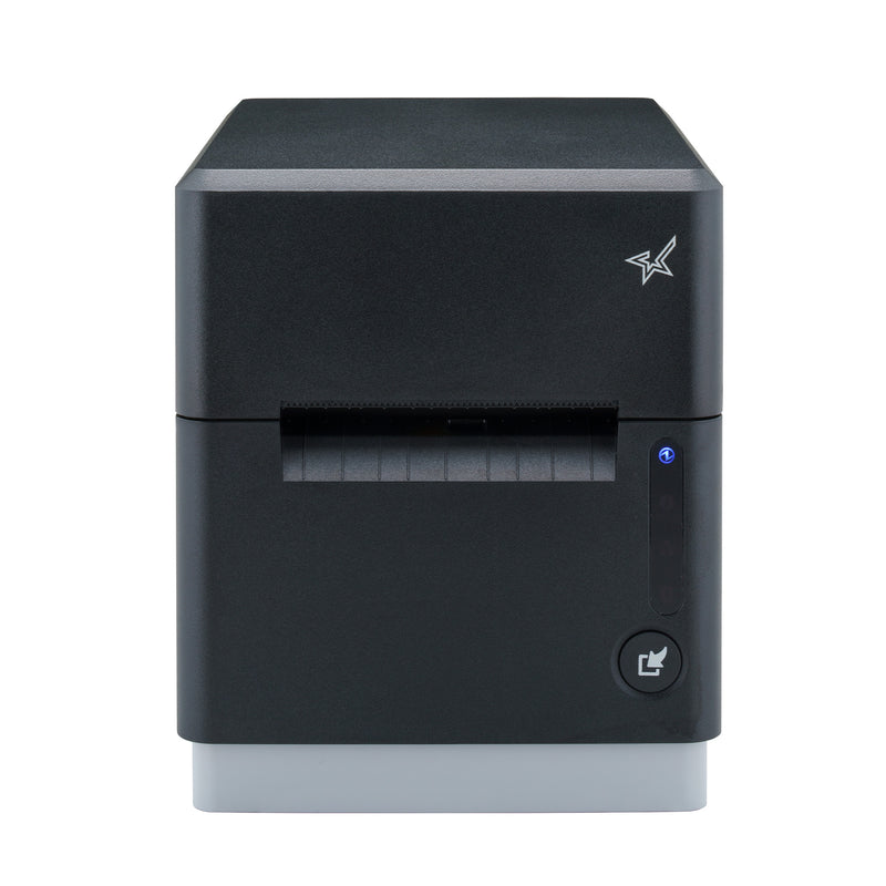 Star Micronics mC-Label3 MCL32CI Direct Thermal Printer - Monochrome - Desktop - Label Print - Ethernet - USB - With Cutter | Black