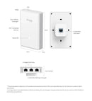 tp link eap725 wall be5000 wifi 7 wall plate access point features