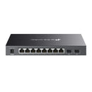 TP-Link SG2210P Gigabit PoE+ switch back view