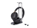 Yealink BH76 Plus Black wireless headset with charging stand