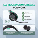 Yealink WH64 Mono headset on-ear controls
