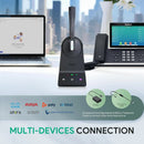 Yealink WH64 Mono Teams headset multi-devices connection