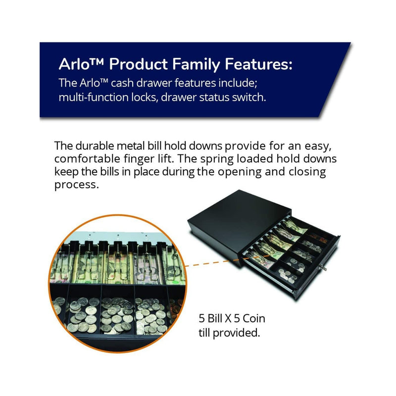 Apg Arlo multi-function cash drawer