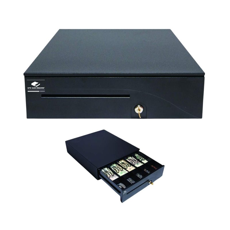 USBPro Black APG Dual Media Slot Cash Drawer
