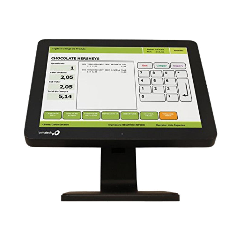 Logic Controls Bematech touch Screen POS Display Monitor