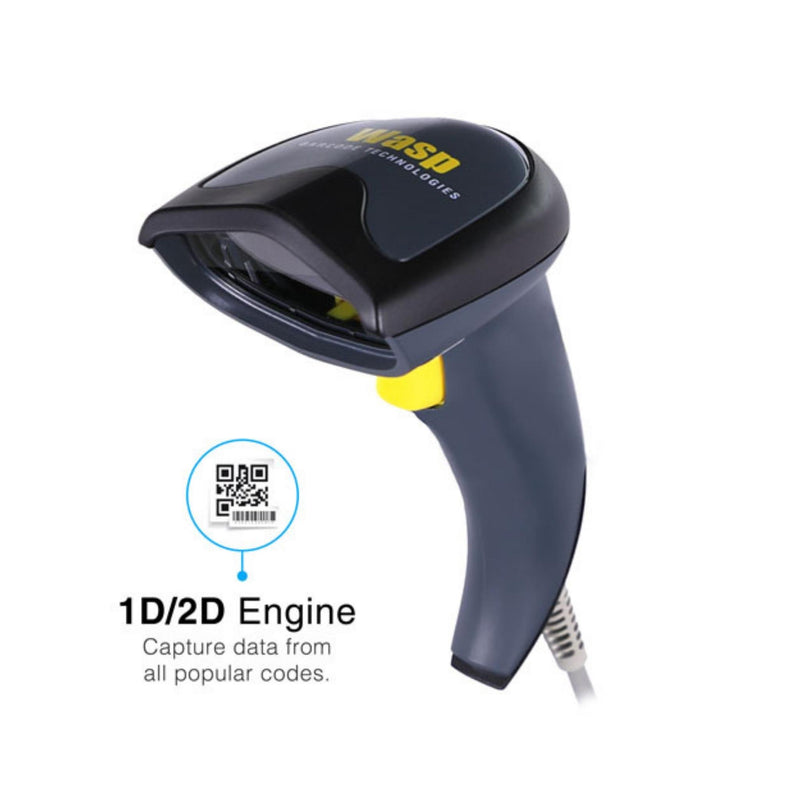 1D/2D USB Barcode Scanner by wasp