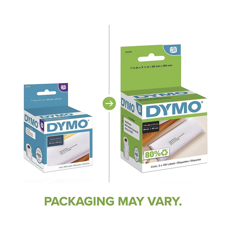 Mailing address labels of Dymo
