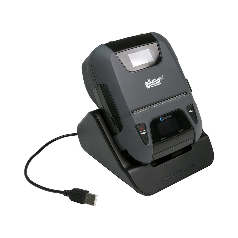 Star Micronics SM-L300 Portable Printer with charging stand