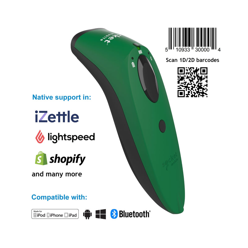 SocketScan S740 Handheld 1D/2D Barcode Reader Green